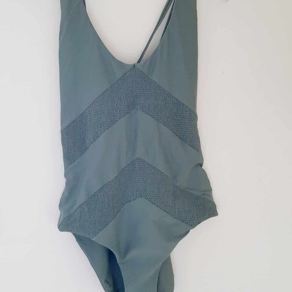 TORI PRAVER SEAFOAM SWIMSUIT